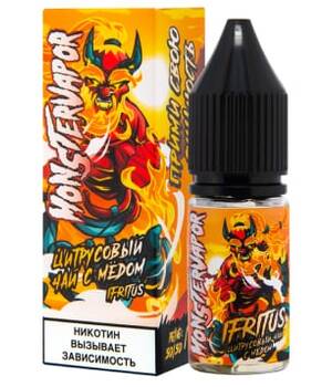 Жидкость MONSTERVAPOR Salt - Ifritus (Цитрусовый Чай с Мёдом) 